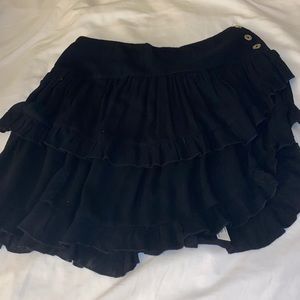 Free people black flowy skirt